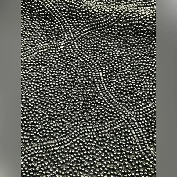 Vintage Walborg  Black Beaded Purse/Clutch with Jeweled Clasp - Picture 4 of 6